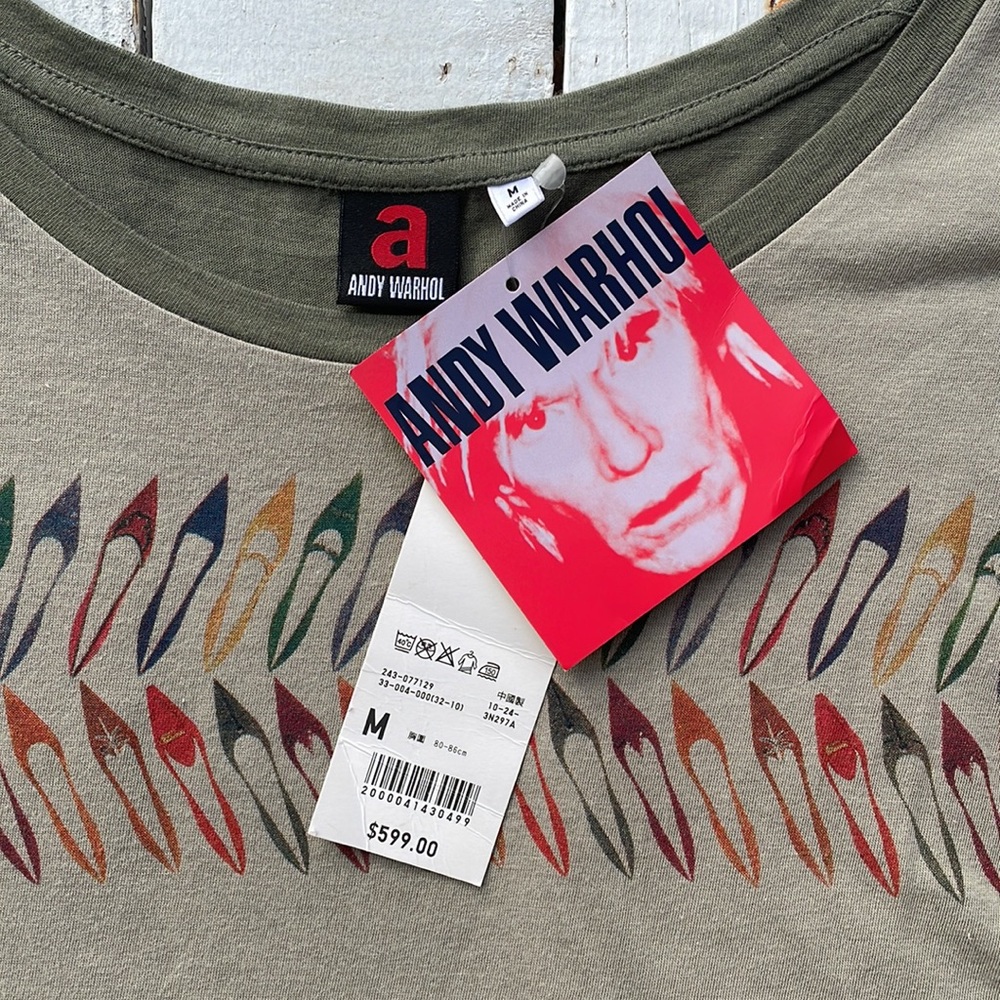 RARE Andy Warhol Collectible Tee Shirt NWT - Picture 2 of 6